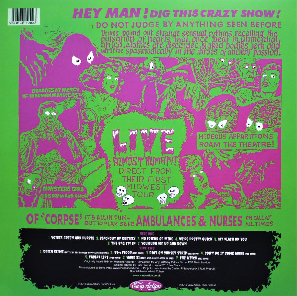 FUZZTONES – LEAVE YOUR MIND AT HOME purple vinyl LP+7”