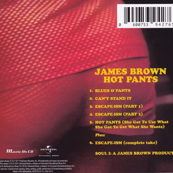 BROWN JAMES – HOT PANTS CD