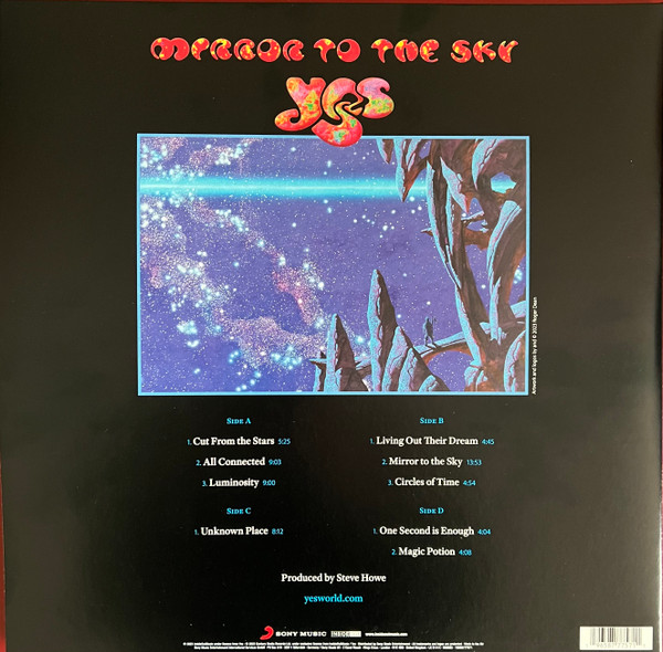 YES – MIRROR TO THE SKY gatefold vinyl LP2
