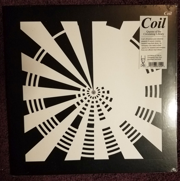 COIL – QUEENS OF THE CIRCULATING LIBRARY clear vinyl LP