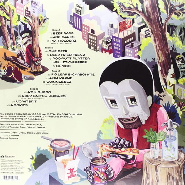 MF DOOM – MM FOOD green & pink vinyl LP2