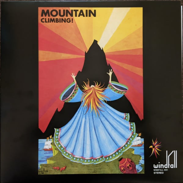 MOUNTAIN – CLIMBING flaming yellow vinyl LP