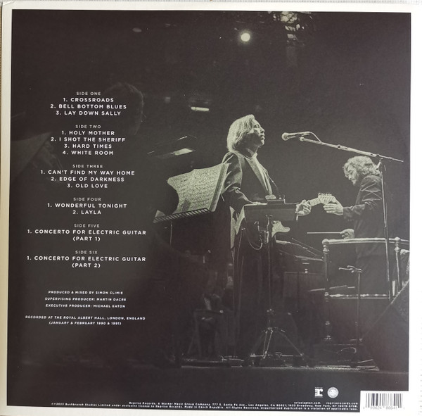 CLAPTON ERIC – 24 NIGHTS : ORCHESTRAL ROYAL ALBERT HALL 1990 – 91. CONCERTS LP3