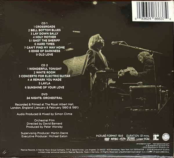 CLAPTON ERIC – 24 Nights: Orchestral (2CD+1DVD)