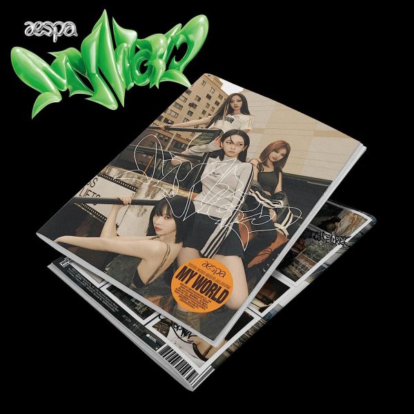 AESPA – MY WORLD 3rd mini album-tabloid version CD