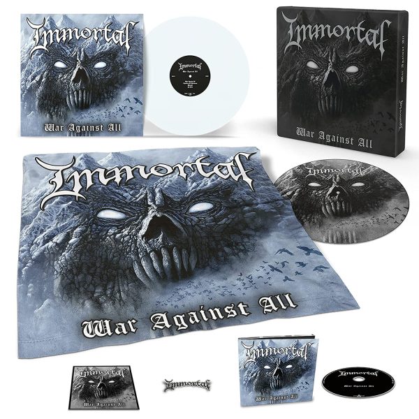 IMMORTAL – WAR AGAINST ALL (Ltd.Vinyl Box Merch) Limited Color vinyl, LP+CD+Merch, Box