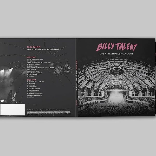 BILLY TALENT  – LIVE AT FESTHALLE FRANKFURT CD2