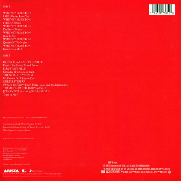 O.S.T. – BODYGUARD red vinyl LP