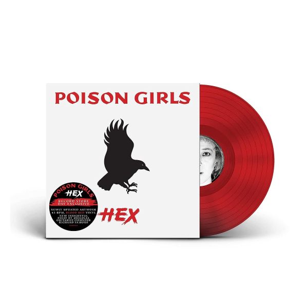 POISON GIRLS – HEX RSD blood red vinyl LP