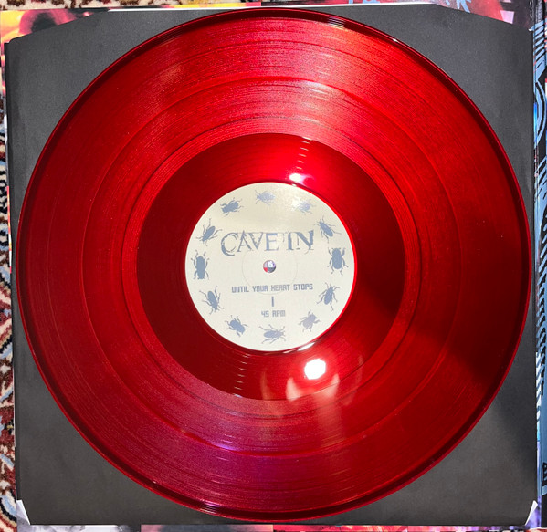 CAVE INN – UNTIL YOUR HEART STOPS red 6 blue vinyl LP2