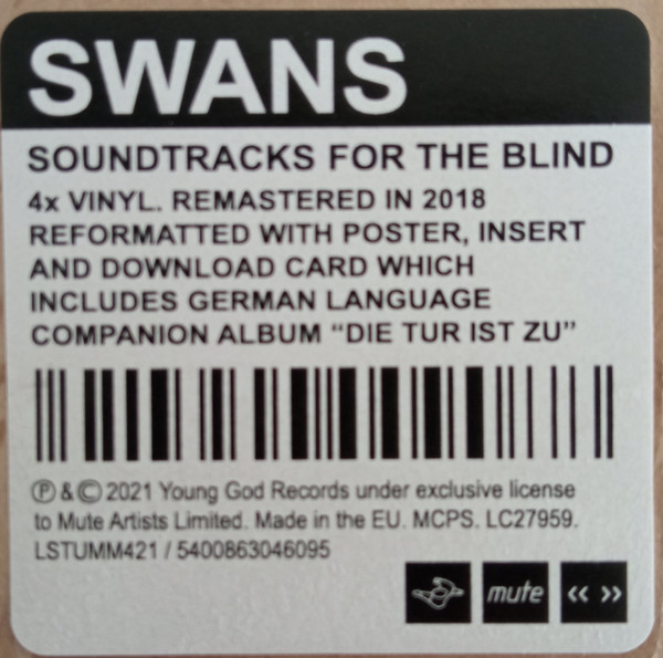 SWANS – SOUNDTRACK FOR THE BLIND LP4