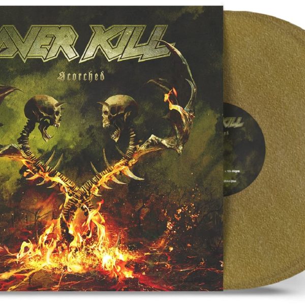 OVERKILL – SCHORCHED gold vinyl LP