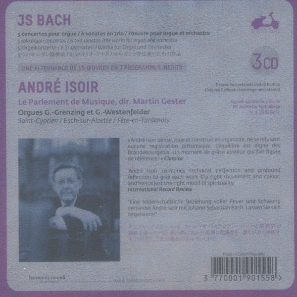 BACH/ISOIR – L’ORGUE CONCERTANT CD3