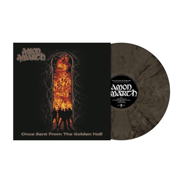 AMON AMARTH – ONCE SEND FROM THE GOLDEN HALL smoke grey marbeled vinyl LP