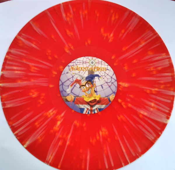 DICKINSON BRUCE – ACCIDENT OF BIRTH ltd red/yellow splattered vinyl LP2