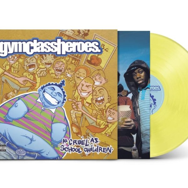 GYM CLASS HEROES – AS CRUEL AS SCHOOL CHILDREN lemonade-colored vinyl LP