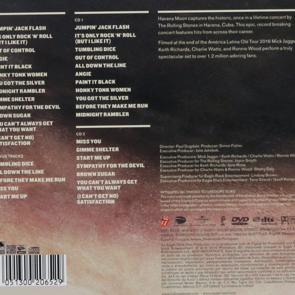 ROLLING STONES – HAVANA MOON 2CD+DVD