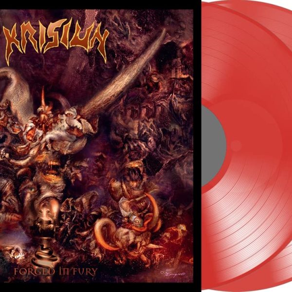 KRISIUN – FORGED IN FURY transparent red vinyl LP