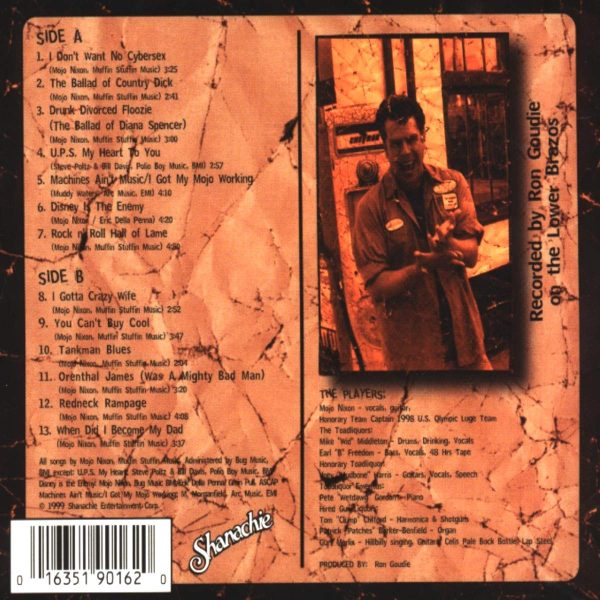 MOJO NIXON – SOCK RAY BLUE CD