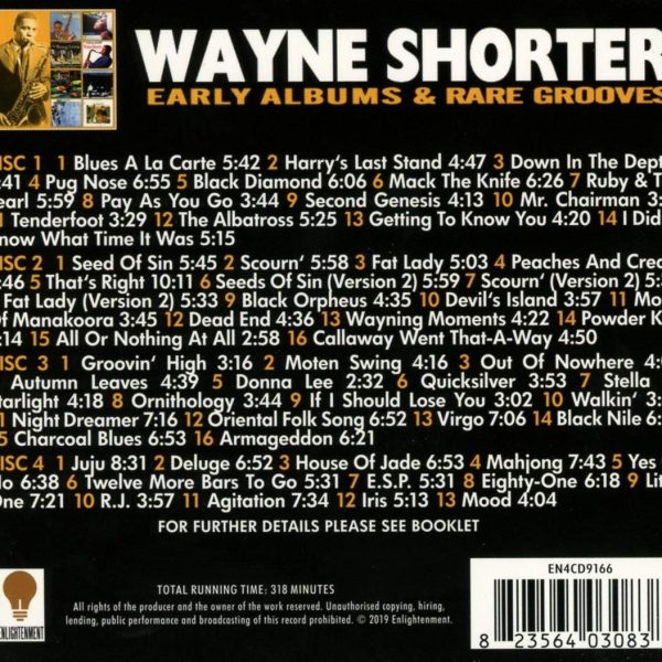 SHORTER WAYNE – EARLY ALBUMS & RARE GROOVES CD4