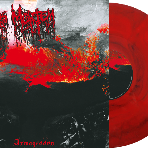TARDUS MORTEM – ARMAGEDDON red black marbeled vinyl LP