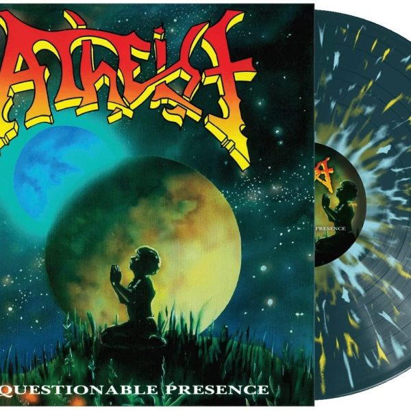 ATHEIST – UNQUESTIONABLE PRESENCE yellow/blue splattered vinyl LP