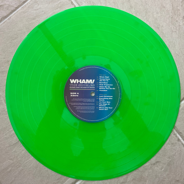 WHAM – SINGLES ECHOES FROM THE EDGE OF HEAVEN ltd green vinyl LP2