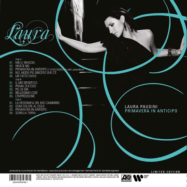 PAUSINI LAURA – PRIMAVERA IN ANTICIPO ltd tiffany blue vinyl LP2