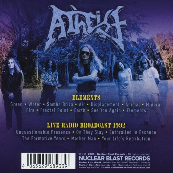 ATHEIST – ELEMENTS CD