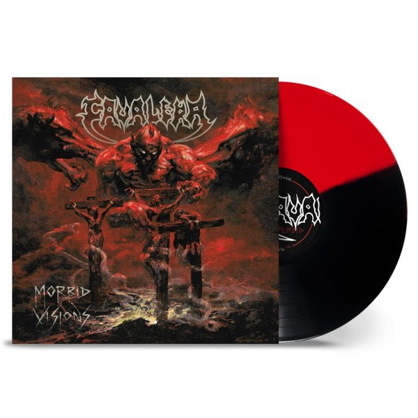 CAVALERA – MORBID VISIONS red/black split vinyl LP