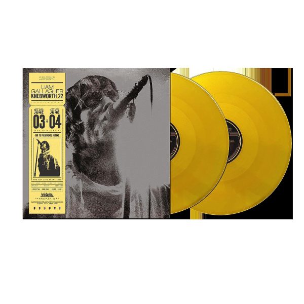 GALLAGHER LIAM – KNEBWORTH 22 sun yellow vinyl LP2