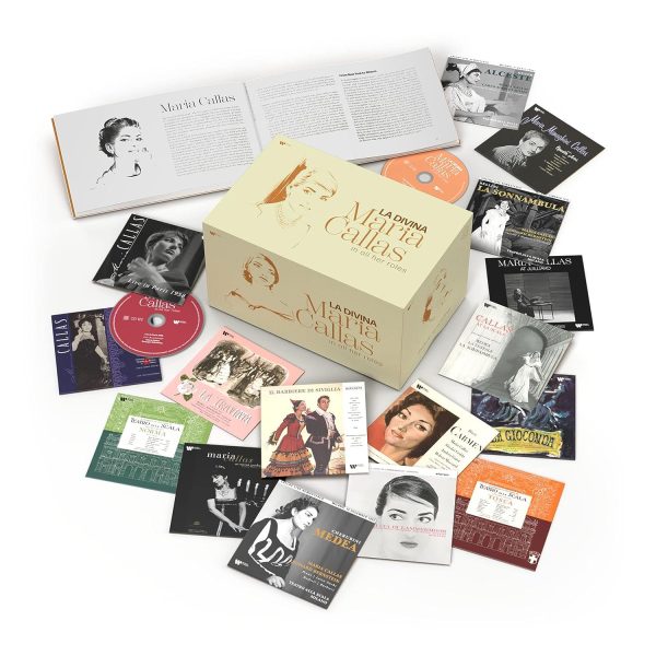 CALLAS MARIA – La Divina in All Her Roles (Deluxe Edition, 131 CD + 3 Blu-Ray + 1 DVD)