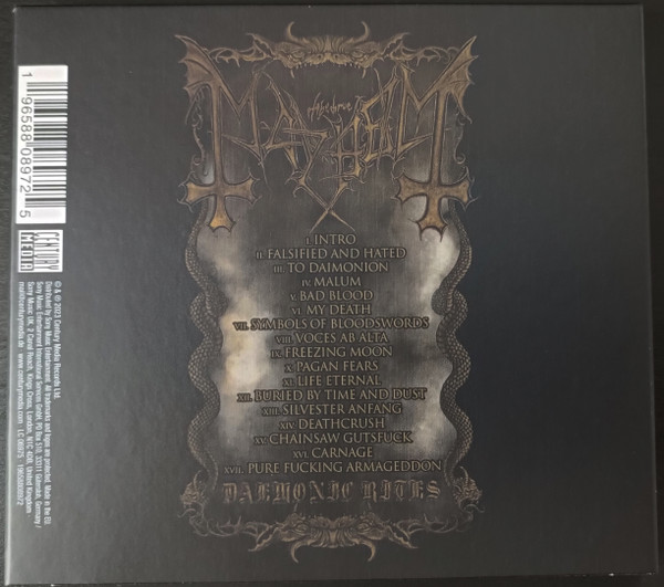 MAYHEM – DEAMONIC RITES CD