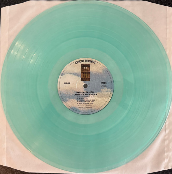 MITCHELL JONI – COURT AND SPARK bottle green clear vinyl LP