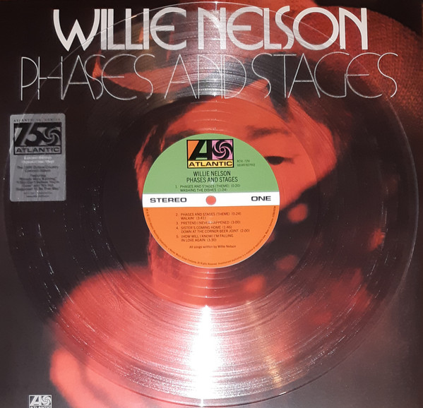 NELSON WILLIE – PHASES AND STAGES ltd crystal clear vinyl LP