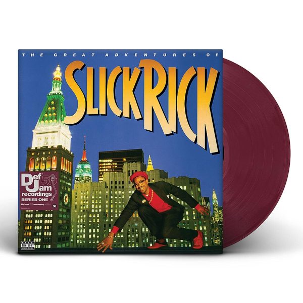 SLICK RICK – GREAT ADVENTURES maroon colored vinyl LP2