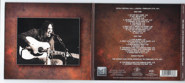 YOUNG NEIL – LIVE AT THE ROYAL FESTIVAL HALL 1971 CD2