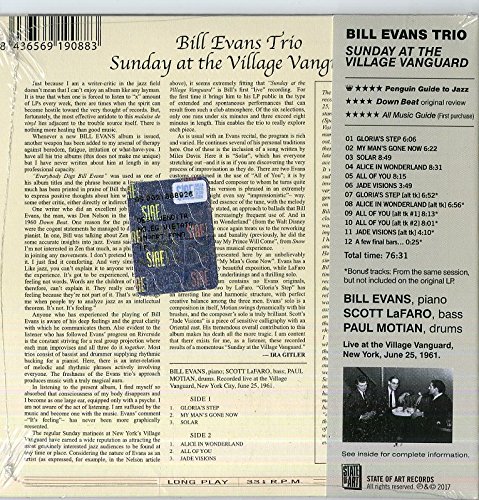 EVANS BILL – SUNDAY AT THE VILLAGE VANGUARD CD