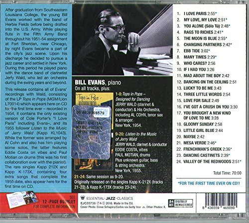 EVANS BILL – COMPLETE JERRY WALD SESSIONS CD