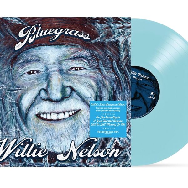 NELSON WILLIE – BLUEGRASS electric blue vinyl LP