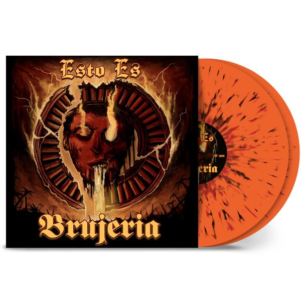 BRUJERIA – ESTO ES orange/red/black spletter vinyl LP2