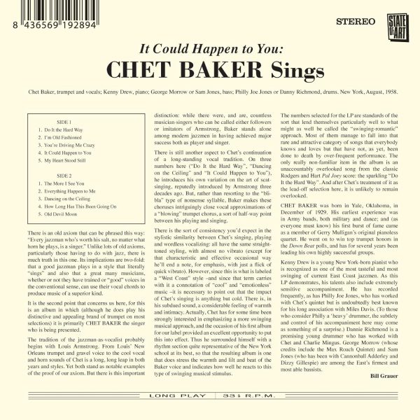 BAKER CHET – IT COULD HAPPEN TO YOU CD