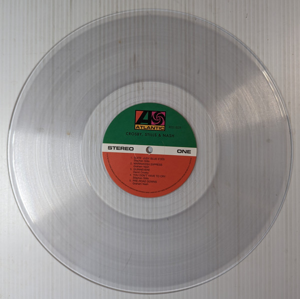 CROSBY, STILL &  NASH – CROSBY, STILL &  NASH LP (clear vinyl)