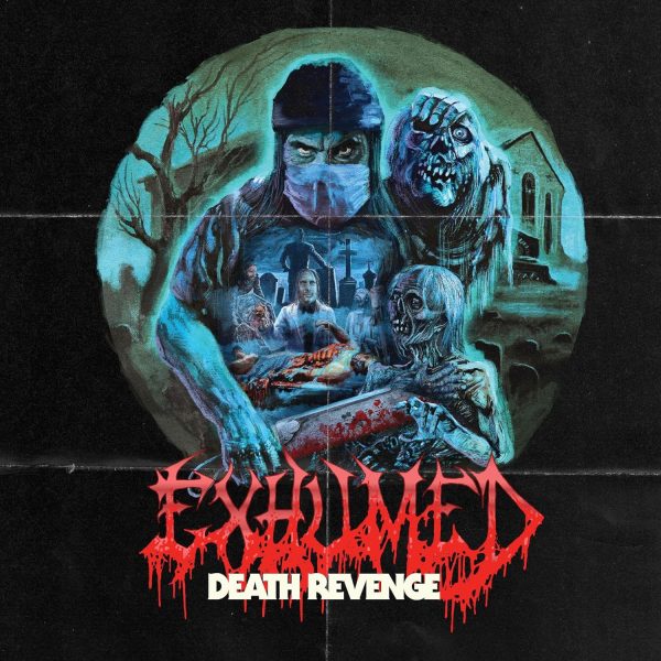 EXHUMED – DEATH REVENGE custom quad with splatter edition viny LP