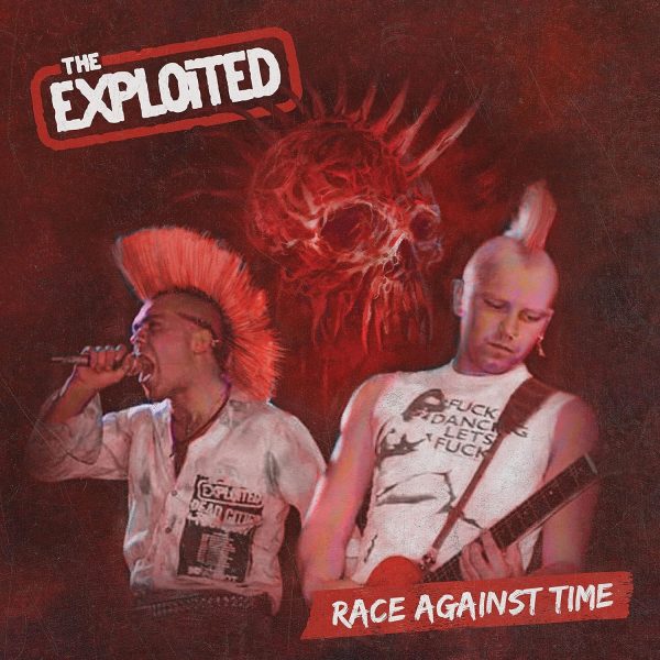 EXPLOITED – RACE AGAINST TIME ltd red marble vinyl  07″S