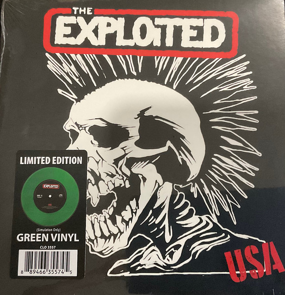 EXPLOITED – USA SP ltd green vinyl  07″S