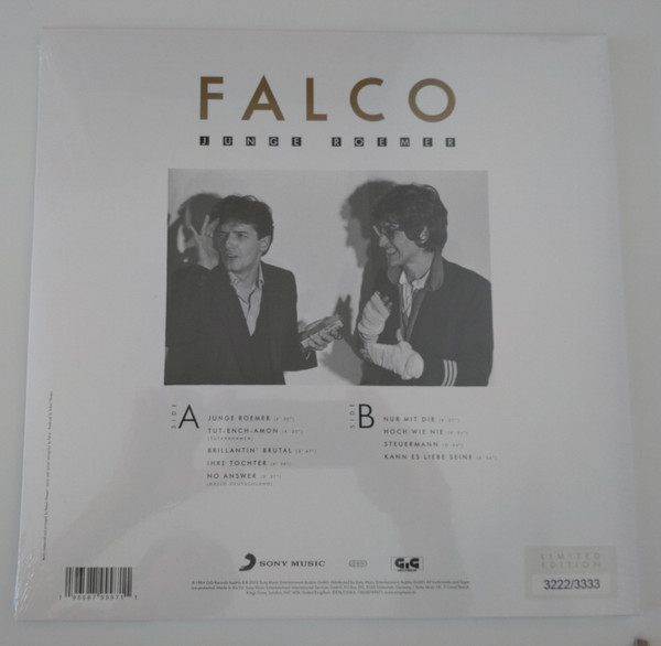 FALCO – JUNGE ROEMER ltd numbered edition LP