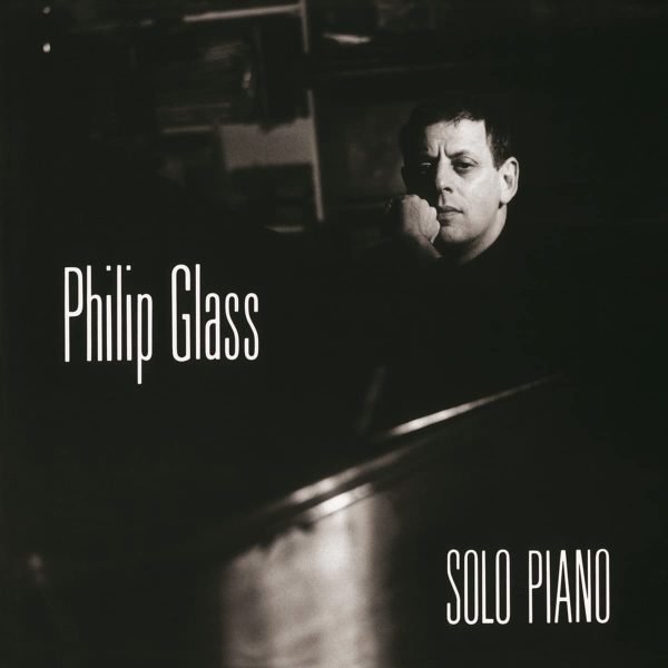 GLASS PHILIP – SOLO PIANO black & white marbeled vinyl LP