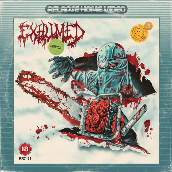 EXHUMED – HORROR custom quad with splatter edition vinyl LP