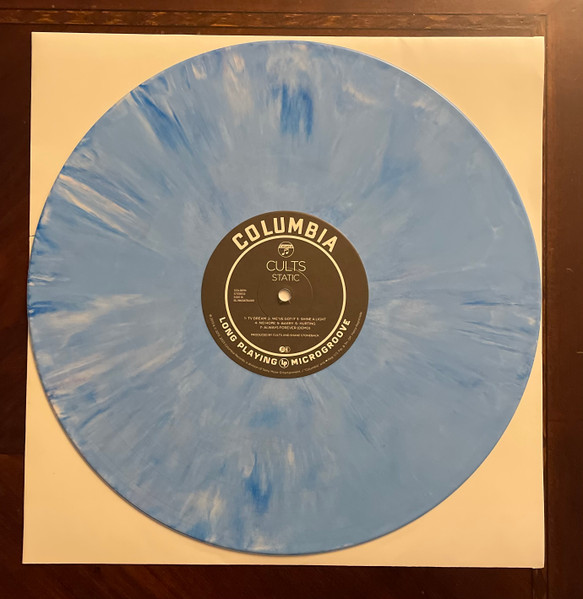 CULTS – STATIC 10 anniversary blue vinyl LP